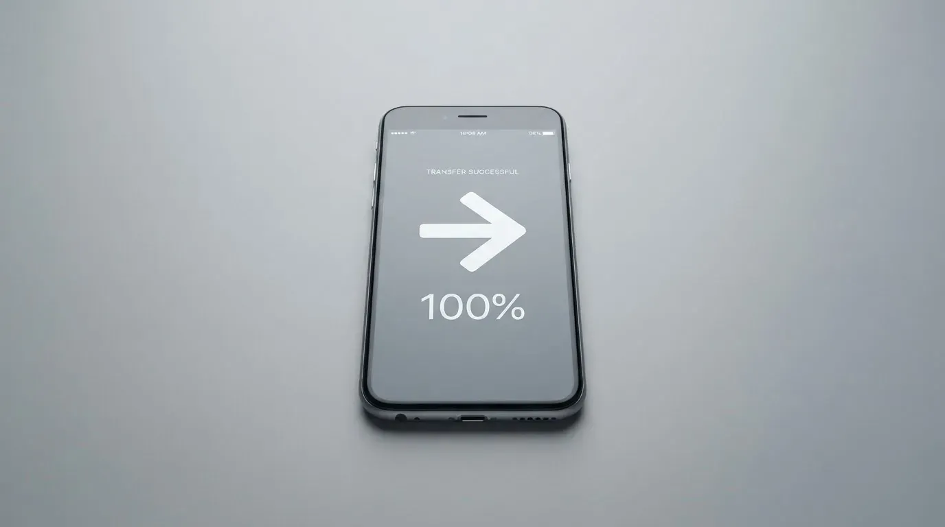 A phone showing a stablecoin transfer screen