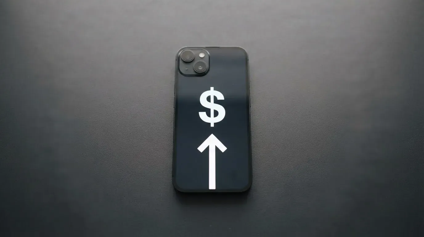 A phone showing a stablecoin transfer screen