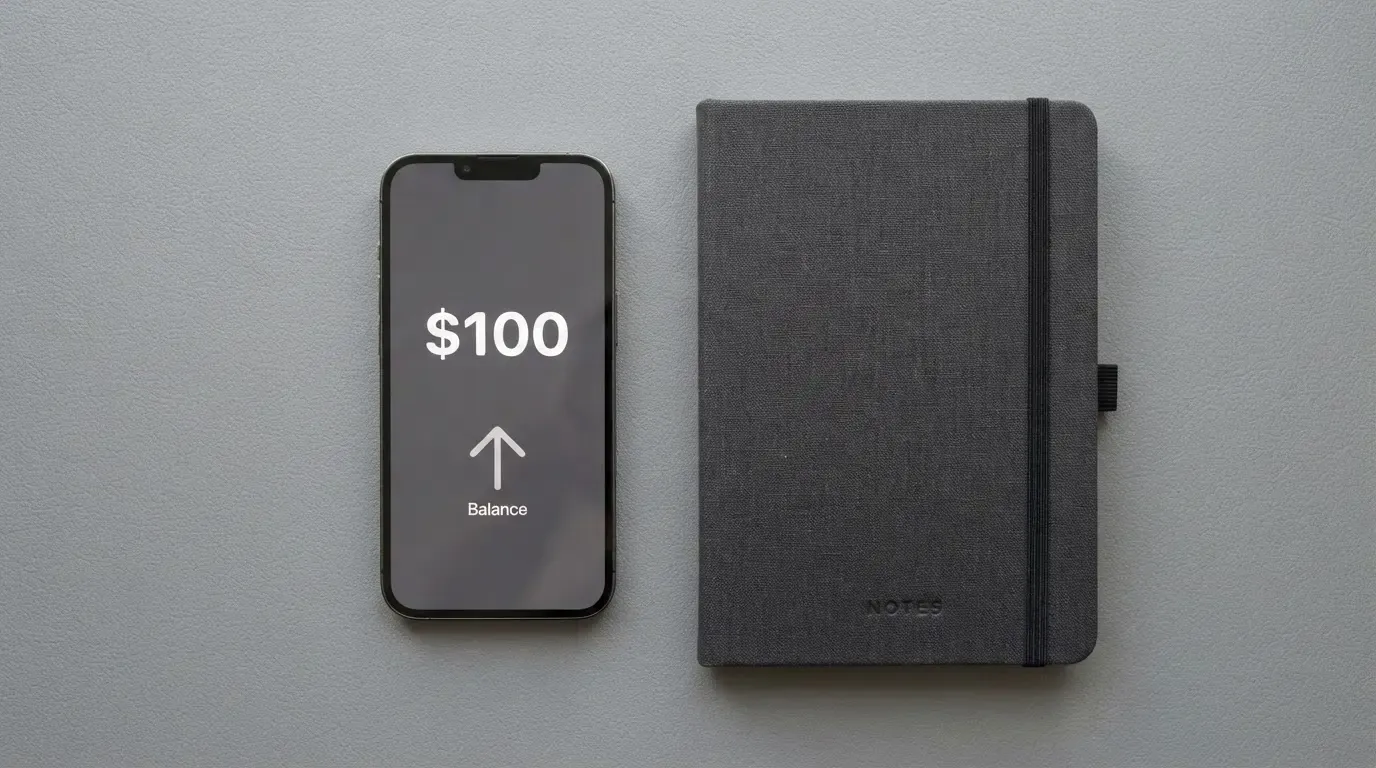 A phone showing a stablecoin transfer screen