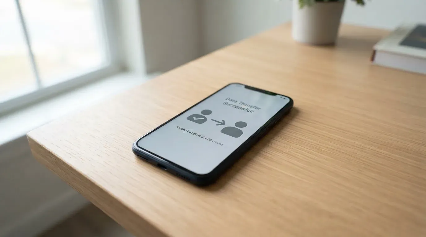 A phone showing a stablecoin transfer screen