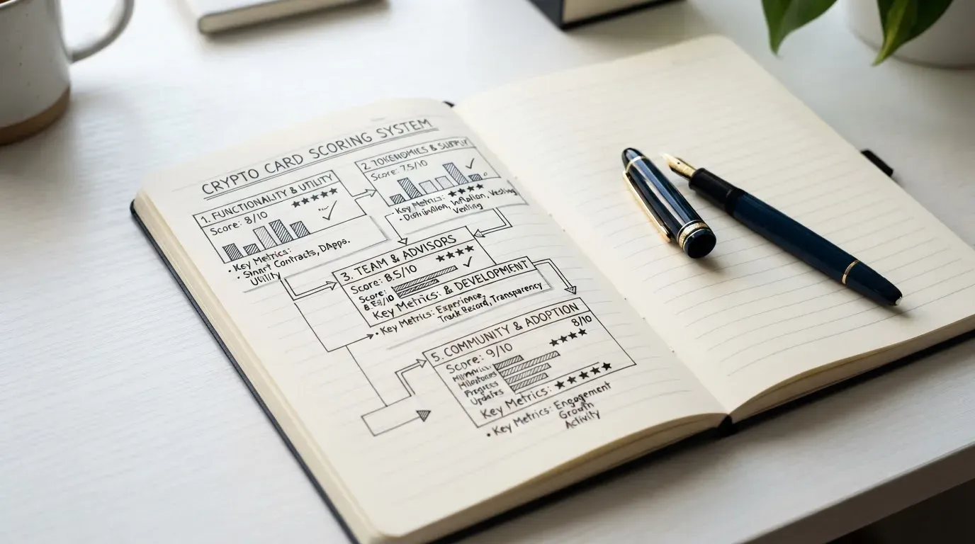 A notebook with a hand-drawn comparison table and a pen